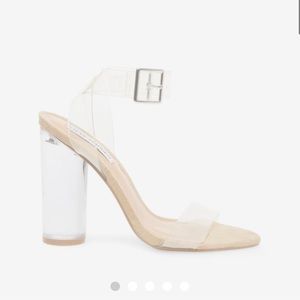 Steve Madden Clearer Clear Heel Sandals
